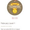 Ibotta: NEW February Level 1 Teamwork Bonus