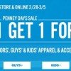 JCPenney Buy 1 Get 1 for a Penny Sales | Arizona Apparel for Guys, Juniors and Kids