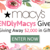 #FRIENDlyMacys Giveaway | $2000 in gift cards – 40 winners!