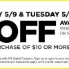 Dollar General: $2/$10 purchase thru 5/10