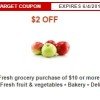 *HOT* Target $2/$10 Fresh Food Purchase (produce, bakery, deli) + Cartwheel offers to stack!
