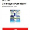 Target: FREE Clear Eyes Pure Relief eye drops after $5 gift card deal