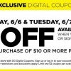 Dollar General: $2 off a $10 purchase 8/1 to 8/2