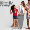Target: Kid’s Clothes $10 off $50 or $5 off $30 thru 6/18