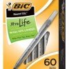 Bic Round Stic Pens 60ct Box $4.00 shipped