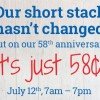 IHOP 58 cent Short Stack Pancakes on 7/12!