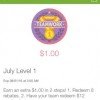 Ibotta: July Level 1 Teamwork Bonus