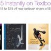 Amazon: $15 off Textbook Purchase of $100 or more (ends Aug 30)