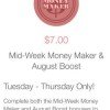 Ibotta: August Boost and Mid-Week Money Maker (up to $8.50 in Bonuses by 8/14!)