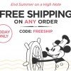 FREE Shipping at DisneyStore.com on ANY PURCHASE (9/5 ONLY)
