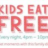 IHOP Kids Eat Free Every Night from 4-10pm