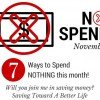 7 Ways to Spend NOTHING this month | NO SPEND NOVEMBER