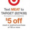 Target: $5 off Meat and Seafood purchase this week!