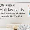 Amazon Prime Members: 25 FREE Christmas Cards!