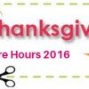 What is Open on Thanksgiving 2016?