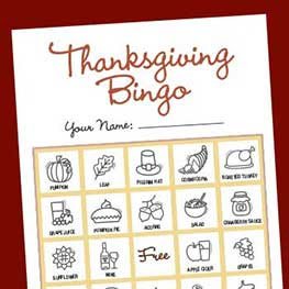 Dollar Tree Thanksgiving Crafts - Bingo and Bowling