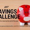 2017 Savings Challenge | You can have $1400 by the end of the year!