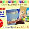 GIVEAWAY: ABC Blockology Custom Alphabet Blocks (ends 12/23)
