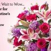 Save 25% on Valentine’s Flowers when you schedule your order TODAY