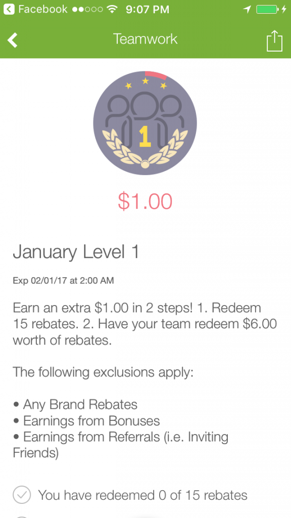 Ibotta NEW January Teamwork Bonus