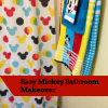 My Disney Mickey Mouse Bathroom Makeover from Kohl’s!