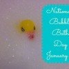 January 8th: National Bubble Bath Day | Homemade Bubble Bath & a Bubbly Sweepstakes!
