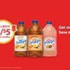 3/$5 Rollback on 64 oz. Snapple Peach, Diet Peach, and Kiwi Strawberry ONLY at Walmart!