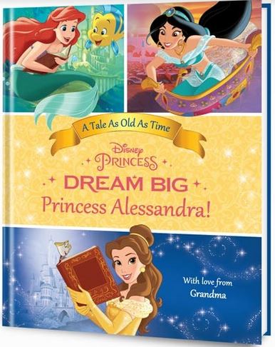 Dream Big Princess Personalized Book & Beauty and the Beast Tickets ...