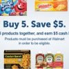 Walmart: Buy 5 Save $5 (items include Kraft, Velveeta, Heinz, Kool-Aid and more)