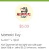 Ibotta: $5 Memorial Day Bonus (exp 5/30)