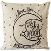 I Love You to the Moon and Back Throw Pillow Cover $2.40 SHIPPED