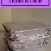 Easy Freezer Meatloaf – 3 Meals in 1 Hour
