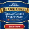 Disney Family Movies Be Our Guest Dream Cruise Sweepstakes