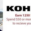 Swagbucks: $12.50 Cash Back when you Spend $50 or more at Kohl’s!