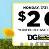 Dollar General: $2 off a $10 purchase (ends Tues 8/1)