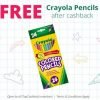 *ONE MORE DAY* TopCashBack: FREE Crayola Colored Pencils from Walmart FOR EVERYONE