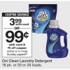 $3.00 off 1 OxiClean HD Laundry Detergent = $.99 at Walgreens this week