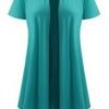 Women’s Soft Drape Cardigan Short Sleeve – $13.99 each (Made in USA, 22 Colors & free returns!)