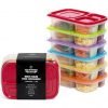 Amazon: Pack of 6 Bento Box Lunch Containers $10.95