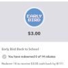 Ibotta Early Bird Back to School Bonuses – up to $5.00!!