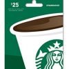 Amazon: Purchase $25 Giftcard (Starbucks or Panera Bread!) and get FREE Vitamins and a FREE Snack