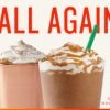 Starbucks: Pumpkin Spice (and Salted Caramel Mocha) are BACK!