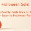 Swagbucks: Double Cash Back or More on Halloween Items (+possible $10 bonus!)