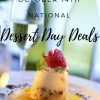 National Dessert Day Deals | October 14, 2022