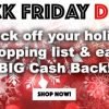 Earn Cash Back on your Online Black Friday Shopping with Swagbucks!