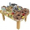 KIDKRAFT Disney Pixar Cars 3 – 70 Piece Wooden Track Set and Table $79.99 (save $70)