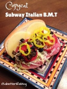Copycat Subway Italian BMT Sandwich