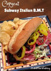 Copycat Subway Italian BMT Sandwich