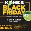 Kohl’s Black Friday Sales start ONLINE on MONDAY 11/20
