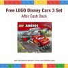 TopCashBack: FREE LEGO Disney Cars 3 Set!!